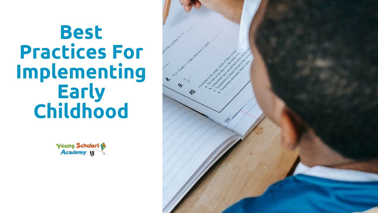 Best Practices for Implementing Early Childhood Cognitive Development Programs in Utah