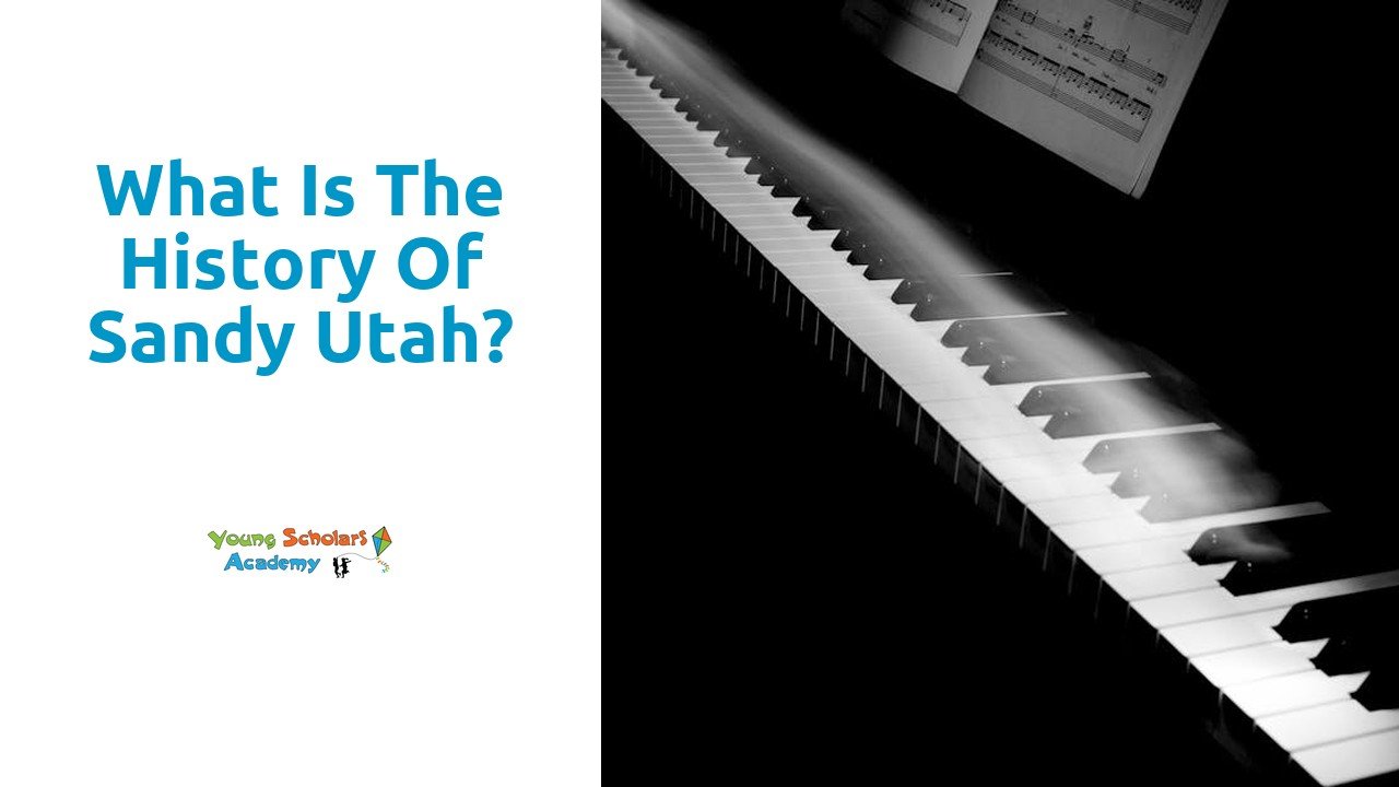 What is the history of Sandy Utah?